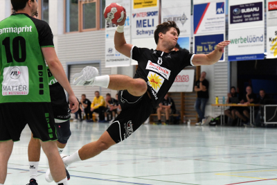 Der Spielmacher Alex Suter hat nach 12 Saisons beim Handball KTV Muotathal seinen Rücktritt bekannt gegeben. (Bild: Andy Scherrer)